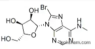 Molecular Structure of 37116-71-5 (8-BROMO-N-METHYL-ADENOSINE)
